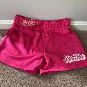 Pink Barbie Gym Retro Shorts - NWT XS